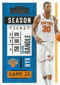 #51 Julius Randle - New York Knicks - 2020-21 Panini Contenders Basketball