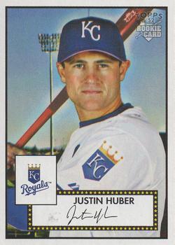 #51 Justin Huber - Kansas City Royals - 2006 Topps 1952 Edition Baseball