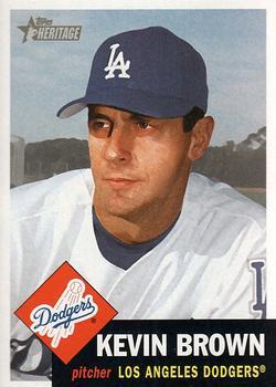 #51 Kevin Brown - Los Angeles Dodgers - 2002 Topps Heritage Baseball
