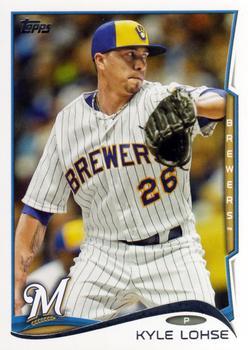 #51 Kyle Lohse - Milwaukee Brewers - 2014 Topps Baseball