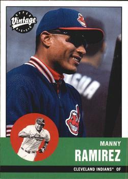 #51 Manny Ramirez - Cleveland Indians - 2001 Upper Deck Vintage Baseball