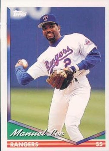 #51 Manuel Lee - Texas Rangers - 1994 Topps Baseball