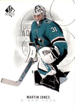 #51 Martin Jones - San Jose Sharks - 2020-21 SP Authentic Hockey