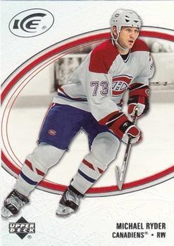 #51 Michael Ryder - Montreal Canadiens - 2005-06 Upper Deck Ice Hockey