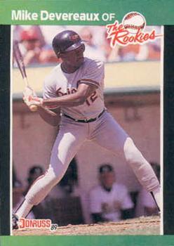 #51 Mike Devereaux - Baltimore Orioles - 1989 Donruss The Rookies Baseball