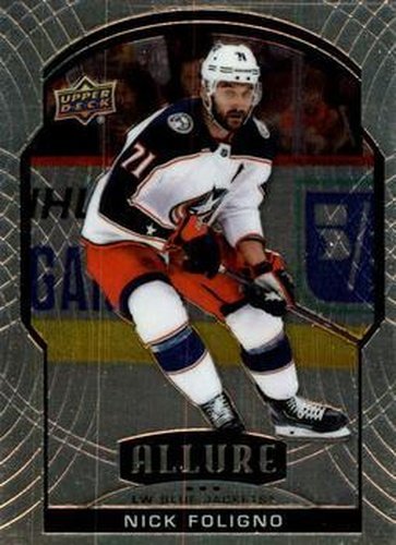 #51 Nick Foligno - Columbus Blue Jackets - 2020-21 Upper Deck Allure Hockey
