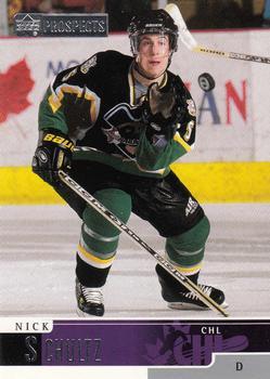 #51 Nick Schultz - Prince Albert Raiders - 1999-00 Upper Deck Prospects Hockey