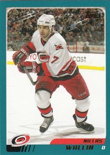#51 Niclas Wallin - Carolina Hurricanes - 2003-04 Topps Hockey