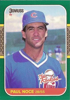 #51 - Paul Noce - Chicago Cubs - 1987 Donruss The Rookies Baseball