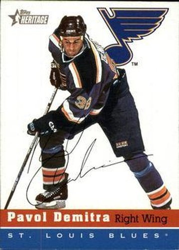 #51 Pavol Demitra - St. Louis Blues - 2000-01 Topps Heritage Hockey