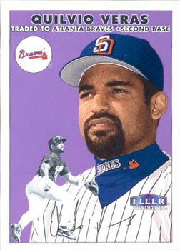 #51 Quilvio Veras - Atlanta Braves - 2000 Fleer Tradition Baseball