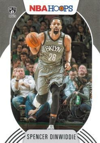#51 Spencer Dinwiddie - Brooklyn Nets - 2020-21 Hoops Basketball