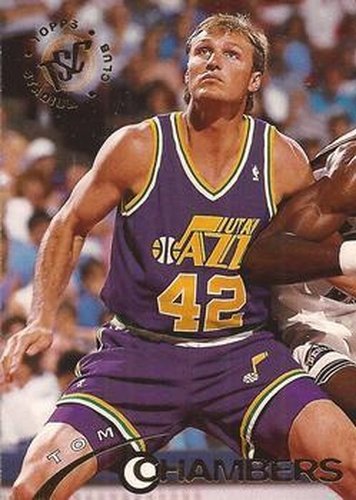 #51 Tom Chambers - Utah Jazz - 1994-95 Stadium Club Basketball
