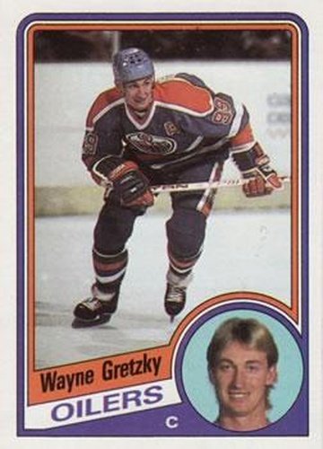 #51 Wayne Gretzky - Edmonton Oilers - 1984-85 Topps Hockey