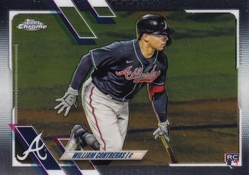 #51 William Contreras - Atlanta Braves - 2021 Topps Chrome Baseball