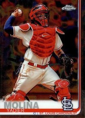 #51 Yadier Molina - St. Louis Cardinals - 2019 Topps Chrome Baseball