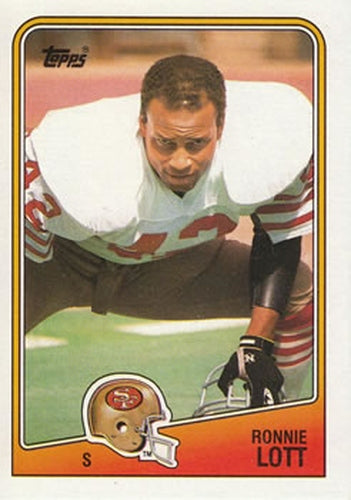 #51 Ronnie Lott - San Francisco 49ers - 1988 Topps Football
