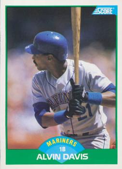 #51 Alvin Davis - Seattle Mariners - 1989 Score Baseball