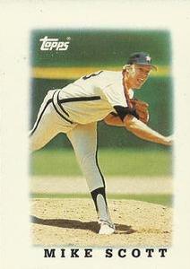 #51 Mike Scott - Houston Astros - 1988 Topps Major League Leaders Minis Baseball
