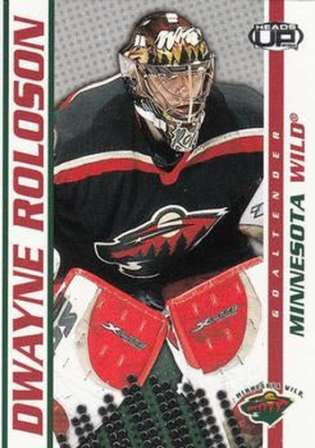 #51 Dwayne Roloson - Minnesota Wild - 2003-04 Pacific Heads Up Hockey