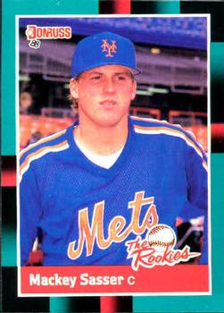 #51 Mackey Sasser - New York Mets - 1988 Donruss The Rookies Baseball