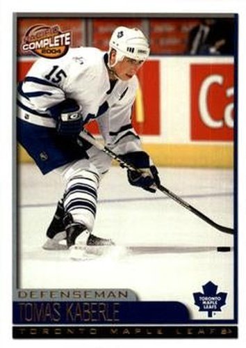 #51 Tomas Kaberle - Toronto Maple Leafs - 2003-04 Pacific Complete Hockey