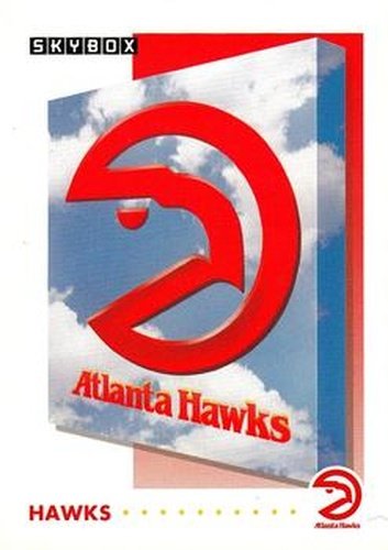 #351 Atlanta Hawks - Atlanta Hawks - 1991-92 SkyBox Basketball