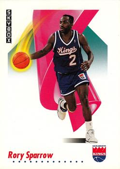 #251 Rory Sparrow - Sacramento Kings - 1991-92 SkyBox Basketball