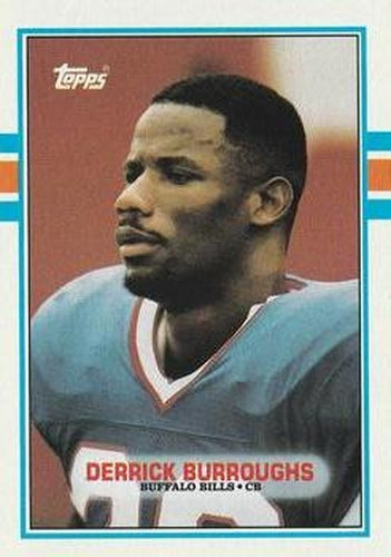 #51 Derrick Burroughs - Buffalo Bills - 1989 Topps Football