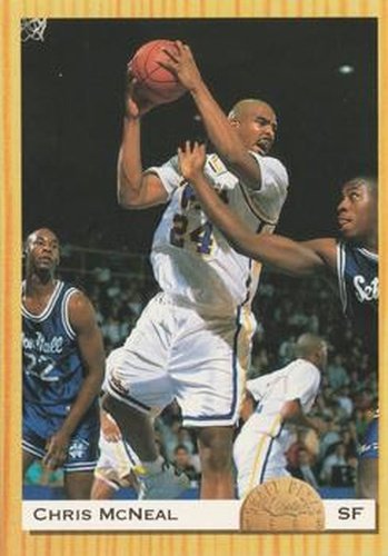 #51 Chris McNeal - Pittsburgh Panthers - 1993 Classic Draft Picks Basketball