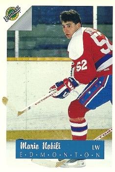#51 Mario Nobili - Edmonton Oilers - 1991 Ultimate Draft Hockey
