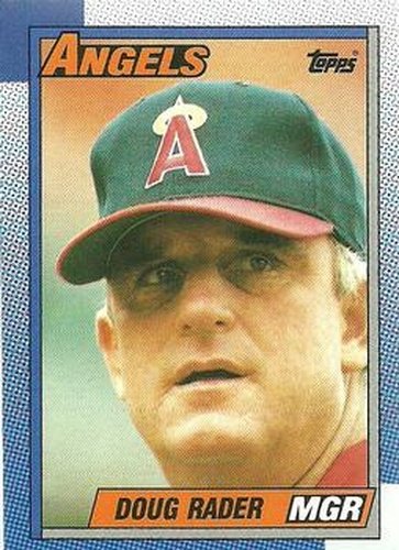 #51 Doug Rader - California Angels - 1990 Topps Baseball