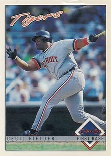 #51 Cecil Fielder - Detroit Tigers - 1993 O-Pee-Chee Baseball
