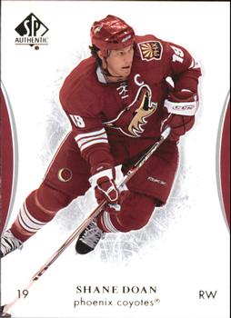 #51 Shane Doan - Phoenix Coyotes - 2007-08 SP Authentic Hockey
