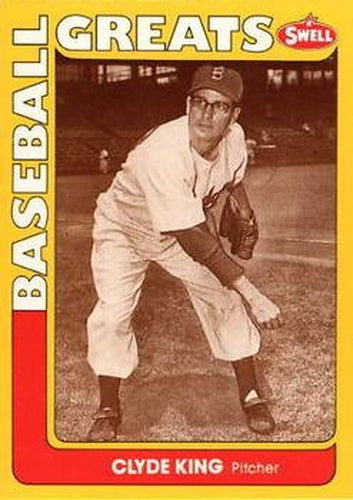 #51 Clyde King - Brooklyn Dodgers - 1991 Swell Baseball Greats