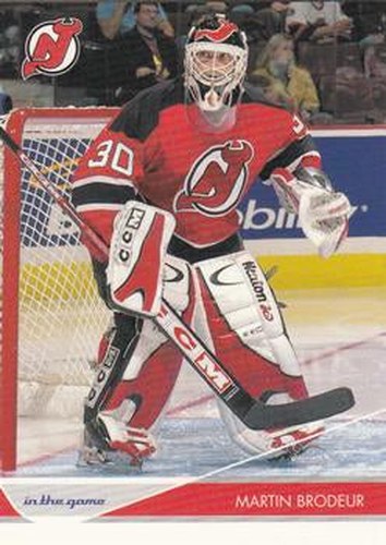 #51 Martin Brodeur - New Jersey Devils - 2003-04 In The Game Toronto Star Hockey