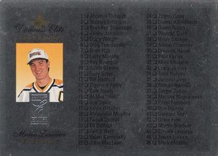 #51 Checklist - 1995-96 Donruss Elite Hockey