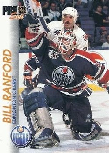 #51 Bill Ranford - Edmonton Oilers - 1992-93 Pro Set Hockey