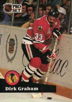 #51 Dirk Graham - 1991-92 Pro Set Hockey