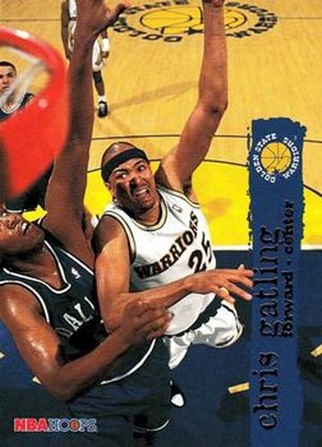 #51 Chris Gatling - Golden State Warriors - 1995-96 Hoops Basketball