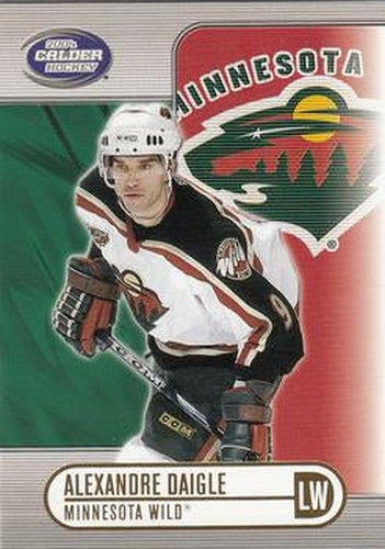 #51 Alexandre Daigle - Minnesota Wild - 2003-04 Pacific Calder Hockey
