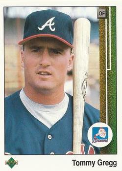 #751 Tommy Gregg - Atlanta Braves - 1989 Upper Deck Baseball