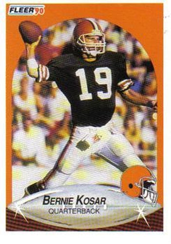 #51 Bernie Kosar - Cleveland Browns - 1990 Fleer Football