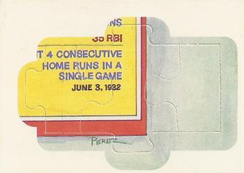 #52-54 Lou Gehrig - New York Yankees - 1985 Donruss - Lou Gehrig Puzzle Baseball