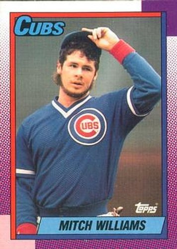 #520 Mitch Williams - Chicago Cubs - 1990 O-Pee-Chee Baseball