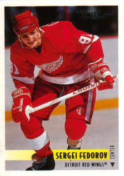 #520 Sergei Fedorov - Detroit Red Wings - 1994-95 O-Pee-Chee Premier Hockey