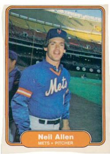 #520 Neil Allen - New York Mets - 1982 Fleer Baseball
