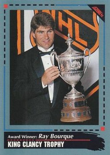 #520 Ray Bourque - Boston Bruins - 1992-93 Score Canadian Hockey