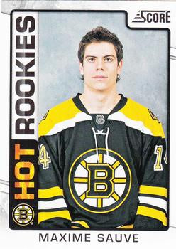 #520 Maxime Sauve - Boston Bruins - 2012-13 Score Hockey