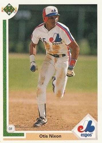 #520 Otis Nixon - Montreal Expos - 1991 Upper Deck Baseball